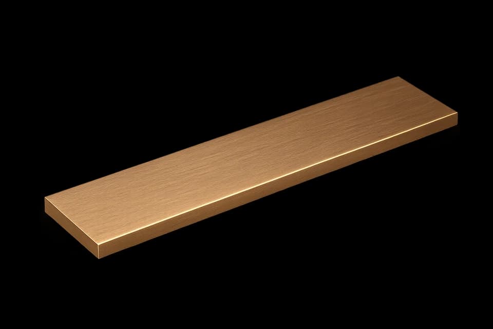 Bronzen platstaf
